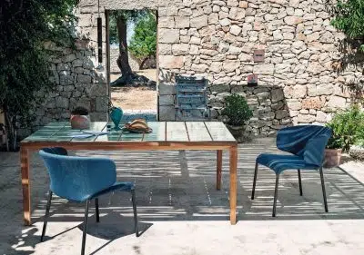 Exterior ideas: 10 colored garden seats